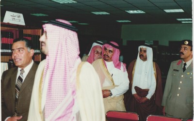 الأميران / خالد الفيصل – فيصل بن خالد ، في إحدى مناسبات النادي