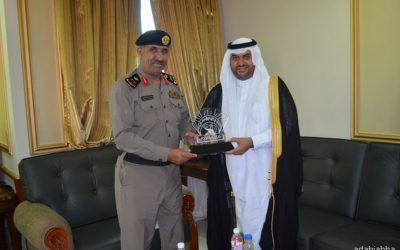 زيارة  مدير شرطة منطقة عسير / اللواء صالح بن سليمان القرزعي