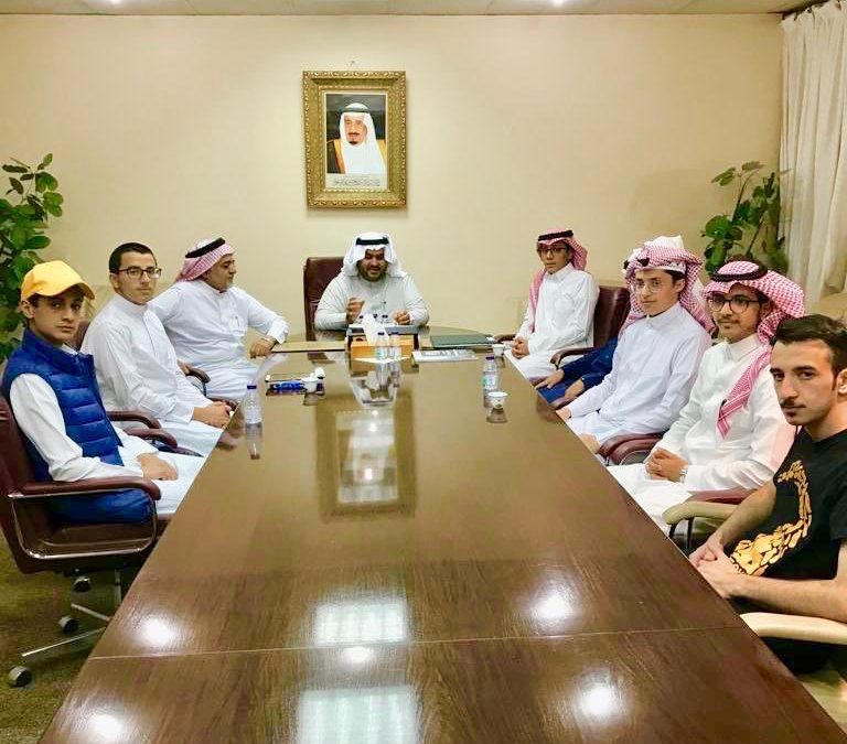 ضمن البرنامج الرمضاني استقبال اللجنة الشبابية