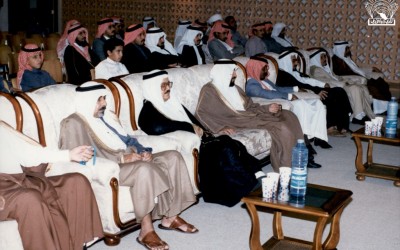 فضل علماء العرب والمسلمين : محاضرة د. علي عبد الله الدفاع – إدارة / محمد الحميد .